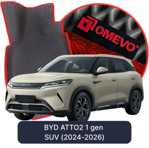 OMEVO 5D Pro EVA Mats for BYD ATTO2 1 gen SUV (2024-2025)