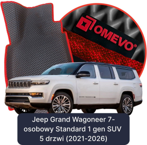OMEVO 5D Pro EVA Mats for Jeep Grand Wagoneer 7-Seater Standard 1 gen SUV (2021-2026)