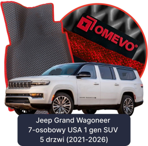OMEVO 5D Pro EVA Mats for Jeep Grand Wagoneer 7-Seater USA 1 gen SUV (2021-2026)