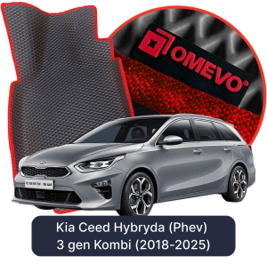 OMEVO 5D Pro EVA Mats for Kia Ceed Hybrid (PHEV) 3 gen Wagon (2018-2025)