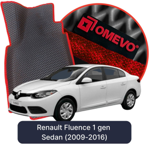 OMEVO 5D Pro EVA Mats for Renault Fluence 1 gen Sedan (2009-2016)
