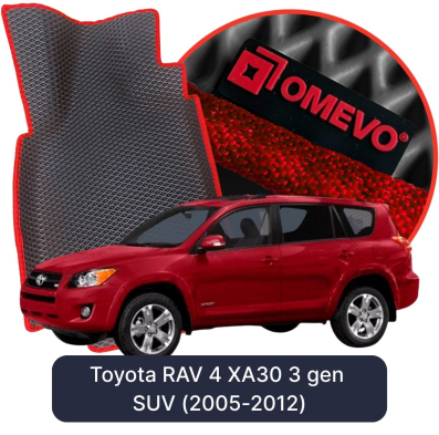 OMEVO EVA car mats for Toyota RAV 4 XA30 3 gen SUV (2005-2012)