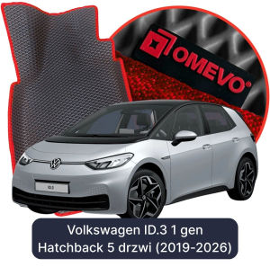 OMEVO 5D Pro EVA Mats for Volkswagen ID.3 1 gen Hatchback (2019-2026)
