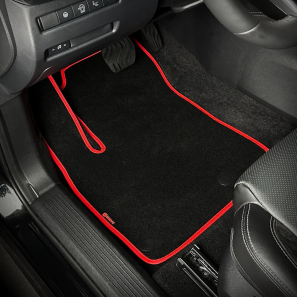 Velour car mats OMEVO for Abarth Grande Punto Hatchback 3 doors (2007-2010)