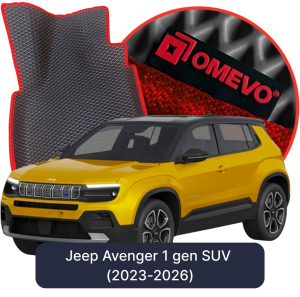 OMEVO 5D Pro EVA Mats for Jeep Avenger 1 gen SUV (2023-2025)