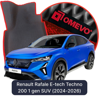 OMEVO EVA car mats for Renault Rafale E-tech Techno 200 1 gen SUV (2024-2026)