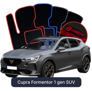 OMEVO Velour Car Mats for Cupra Formentor 1 gen SUV (2020-2024)