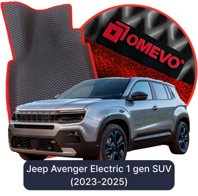 OMEVO EVA car mats for Jeep Avenger Elektryczny 1 gen SUV (2023-2025)