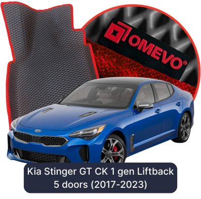 OMEVO EVA car mats for Kia Stinger GT CK 1 gen Liftback (2017-2023)
