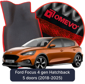 OMEVO 5D Pro EVA Mats for Ford Focus 4 gen Hatchback 5 doors (2018-2025)