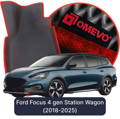 OMEVO EVA car mats for Ford Focus 4 gen Wagon (2018-2025)