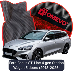 OMEVO 5D Pro EVA Mats for Ford Focus ST-Line 4 gen Station Wagon 5 doors (2018-2025)