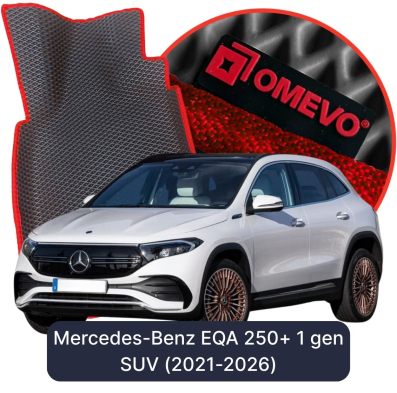 OMEVO EVA car mats for Mercedes-Benz EQA 250+ 1st gen SUV (2021-2025)