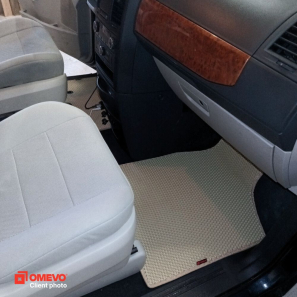OMEVO EVA car mats for Chrysler Grand Voyager 7 Seater 5 gen Minivan (2007-2016)