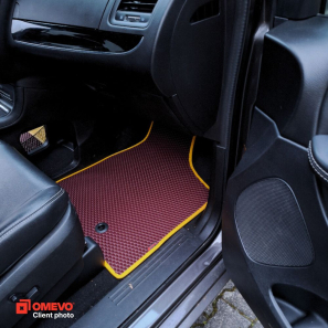 OMEVO EVA car mats for Lancia Voyager 1 gen Minivan (2011-2016)