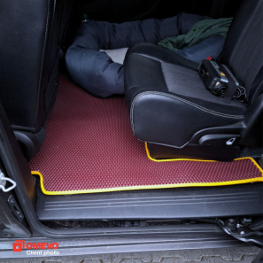 OMEVO EVA car mats for Lancia Voyager 1 gen Minivan (2011-2016)