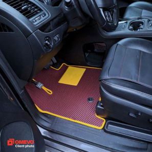 OMEVO EVA car mats for Lancia Voyager 1 gen Minivan (2011-2016)