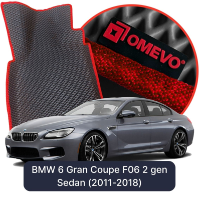 OMEVO EVA car mats for BMW 6 Gran Coupe F06 2 gen Sedan (2011-2018)