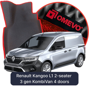 OMEVO 5D Pro EVA Mats for Renault Kangoo L1 2-Seater 3 gen CombiVan 4 doors (2021-2025)