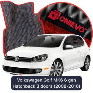 OMEVO 5D Pro EVA Mats for Volkswagen Golf MK6 6 gen Hatchback 3 doors (2008-2016)