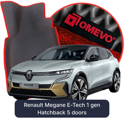 OMEVO EVA car mats for Renault Megane E-Tech 1 gen Hatchback 5 doors (2021-2025)