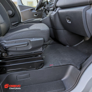 OMEVO EVA car mats for Renault Trafic 9 Seater 3 gen Minivan 4 doors (2014-2025)