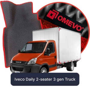 OMEVO 5D Pro EVA Mats for Iveco Daily 2-seater 3 gen Truck (2014-2025)