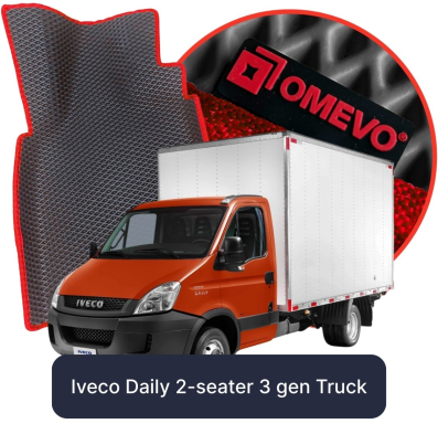 OMEVO EVA car mats for Iveco Daily 2-seater 3 gen Truck (2014-2025)