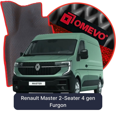 OMEVO EVA car mats for Renault Master 2-Seater 4 gen Panel Van (2024-2025)