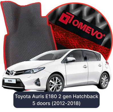 OMEVO EVA car mats for Toyota Auris E180 2 gen Hatchback 5 doors (2012-2018)