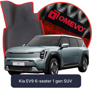 OMEVO 5D Pro EVA Mats for Kia EV9 6-Seater 1 gen SUV (2023-2026)