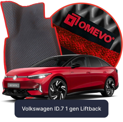 OMEVO EVA car mats for Volkswagen ID.7 GTX 1 gen Liftback (2023-2026)
