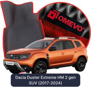 OMEVO 5D Pro EVA Mats for Dacia Duster Extreme HM 2 gen SUV (2017-2024)