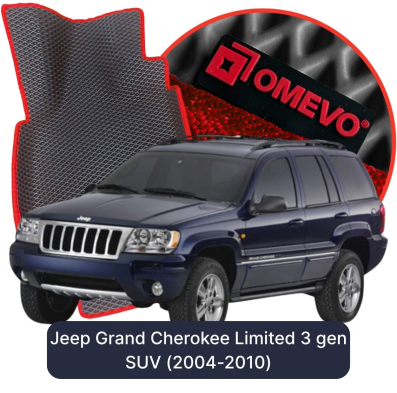 OMEVO EVA car mats for Jeep Grand Cherokee Limited 3 gen SUV (2004-2010)