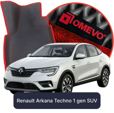 OMEVO EVA car mats for Renault Arkana Techno 1 gen SUV (2020-2025)