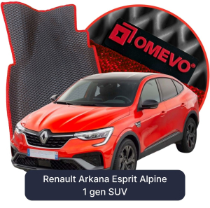 OMEVO 5D Pro EVA Mats for Renault Arkana Esprit Alpine 1 gen SUV (2023-2025)