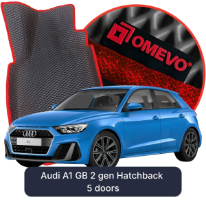 OMEVO 5D Pro EVA Mats for Audi A1 GB 2 gen Hatchback 5 doors (2018-2025)