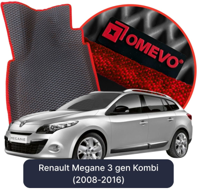 OMEVO EVA car mats for Renault Megane 3 gen Wagon (2008-2016)