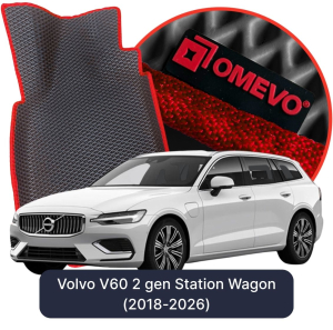 OMEVO 5D Pro EVA Mats for Volvo V60 2 gen Station Wagon (2018-2025)