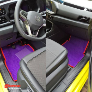 OMEVO EVA car mats for Volkswagen Caddy 4 gen Minivan (2020-2025)