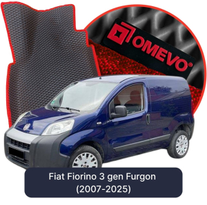 OMEVO 5D Pro EVA Mats for Fiat Fiorino 3 gen Furgon (2007-2025)