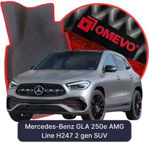 OMEVO 5D Pro EVA Mats for Mercedes-Benz GLA 250e AMG Line H247 2nd gen SUV (2020-2025)