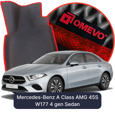 OMEVO EVA car mats for Mercedes-Benz A Class AMG 45S W177 4 gen Sedan (2019-2026)