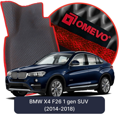 OMEVO EVA car mats for BMW X4 F26 1 gen SUV (2014-2018)