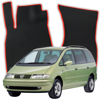 OMEVO EVA car mats for Volkswagen Sharan 7 Seater 7M 1 gen Minivan (1995-2011)