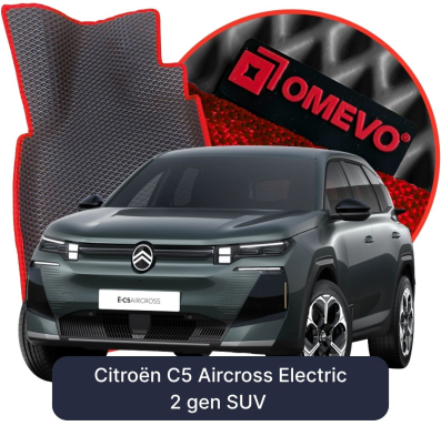 OMEVO EVA car mats for Citroën C5 Aircross Electric 2 gen SUV (2025-2026)