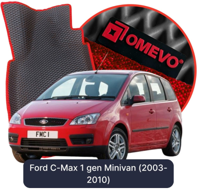 OMEVO EVA car mats for Ford C-Max 1 gen Minivan (2003-2010)