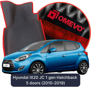 OMEVO 5D Pro EVA Mats for Hyundai IX20 JC 1 gen Hatchback 5 doors (2010-2019)
