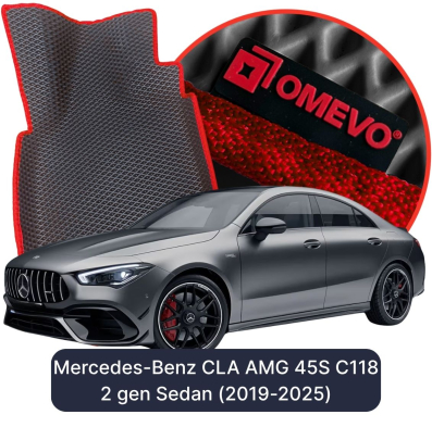 OMEVO EVA car mats for Mercedes-Benz CLA AMG 45S C118 2 gen Sedan (2019-2025)