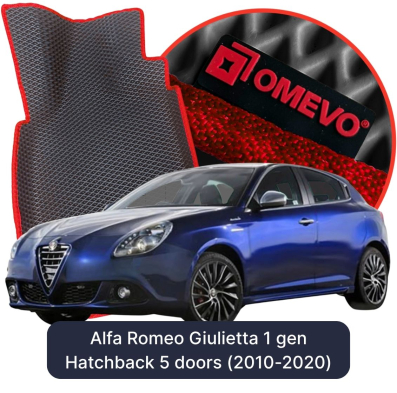 OMEVO EVA car mats for Alfa Romeo Giulietta 1 gen Hatchback 5 doors (2010-2020)